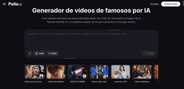 Generador de Vídeos de Famosos con IA: La Nueva Tecnología que Está Cambiando el Entretenimiento Digital